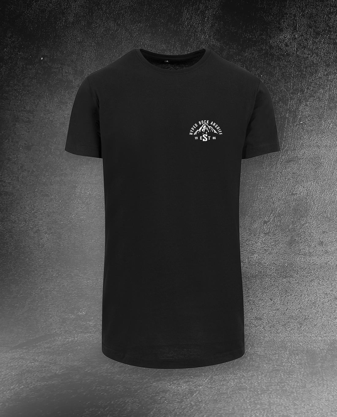 T-SHIRT LONG TEE "HYPED BOCK ANGRIFF EST 1986"