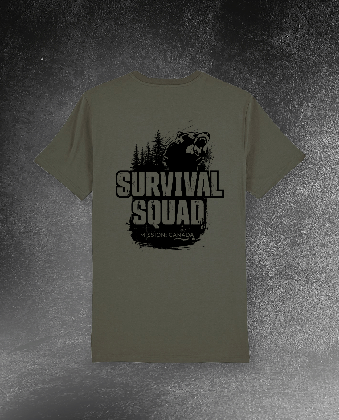 T-SHIRT "SURVIVAL SQUAD" BÄR