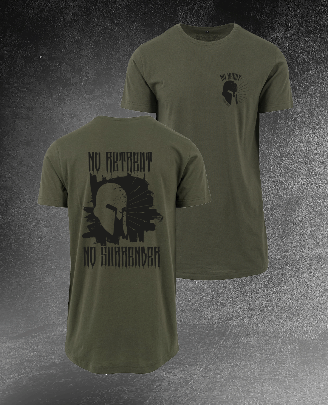 NO SURRENDER - SHIRT OLIV