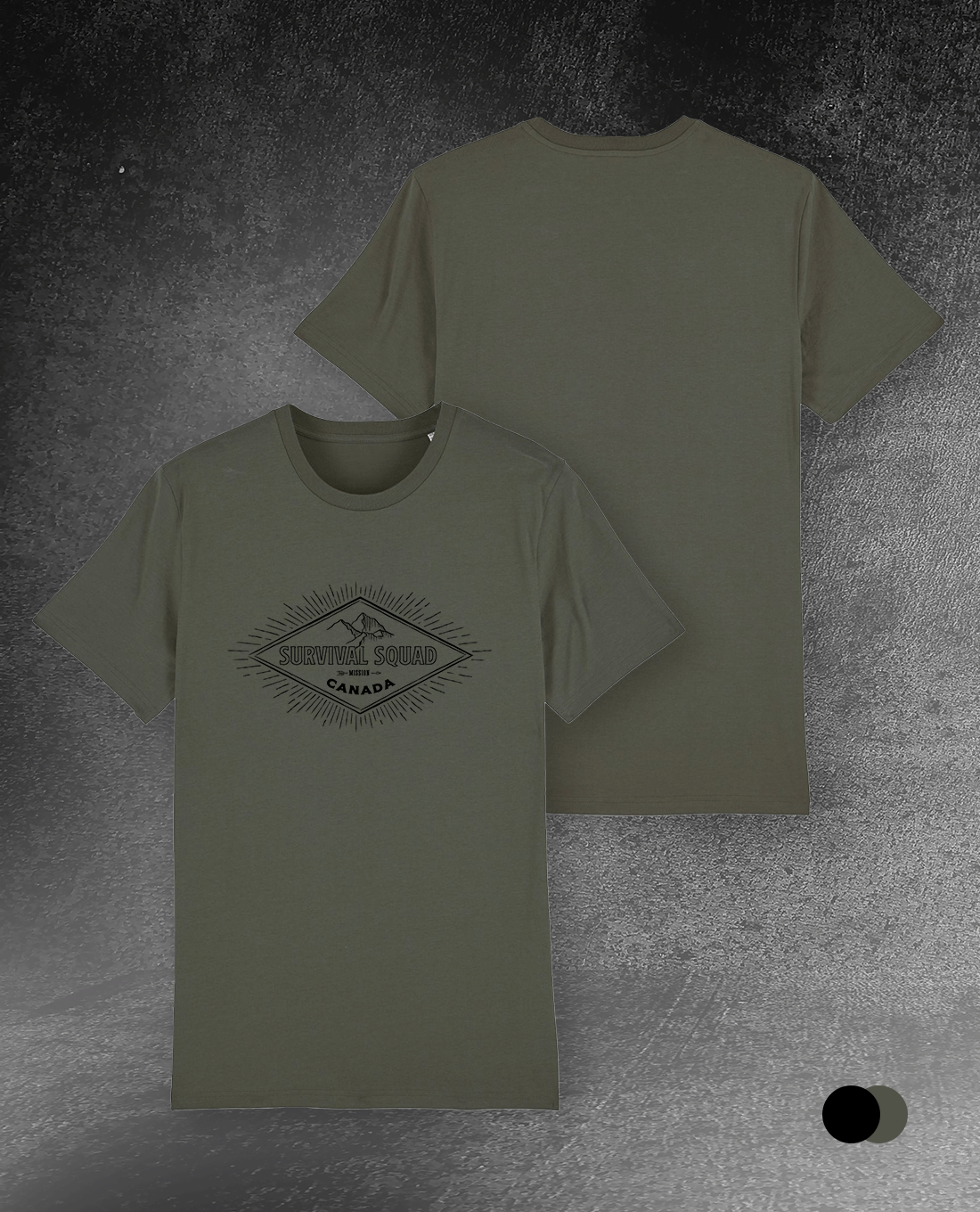 T-SHIRT "SURVIVAL SQUAD" BERGE