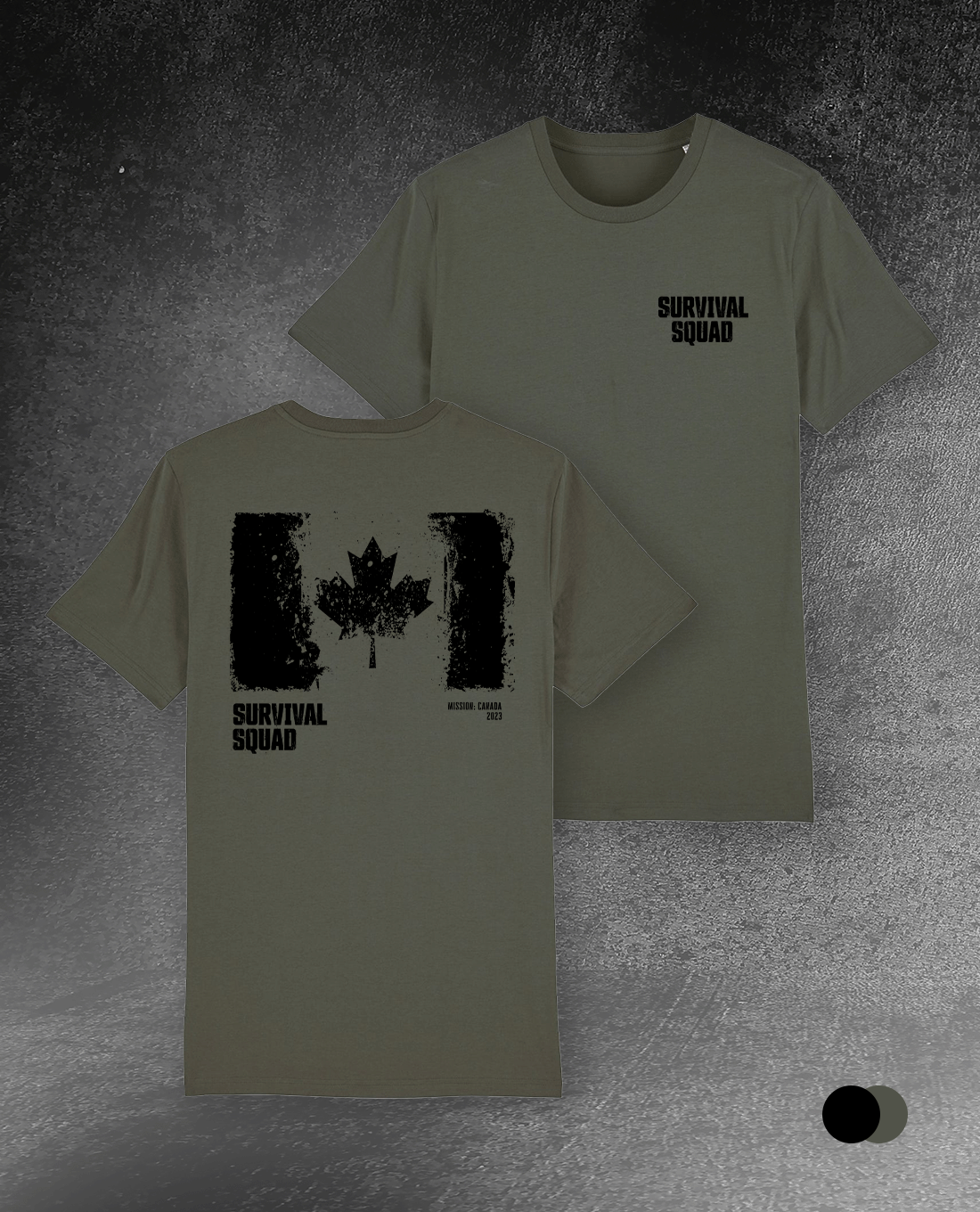 T-SHIRT "SURVIVAL SQUAD" KANADA