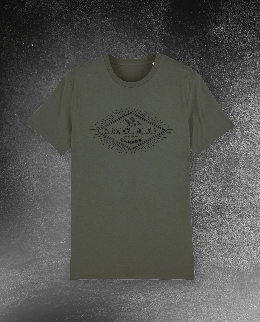 T-SHIRT "SURVIVAL SQUAD" BERGE