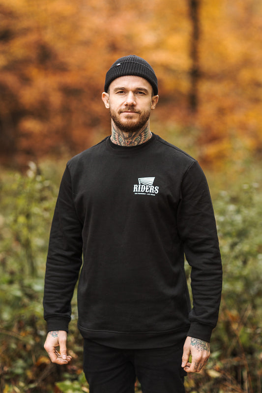 CREWNECK SWEATSHIRT "RIDERS"