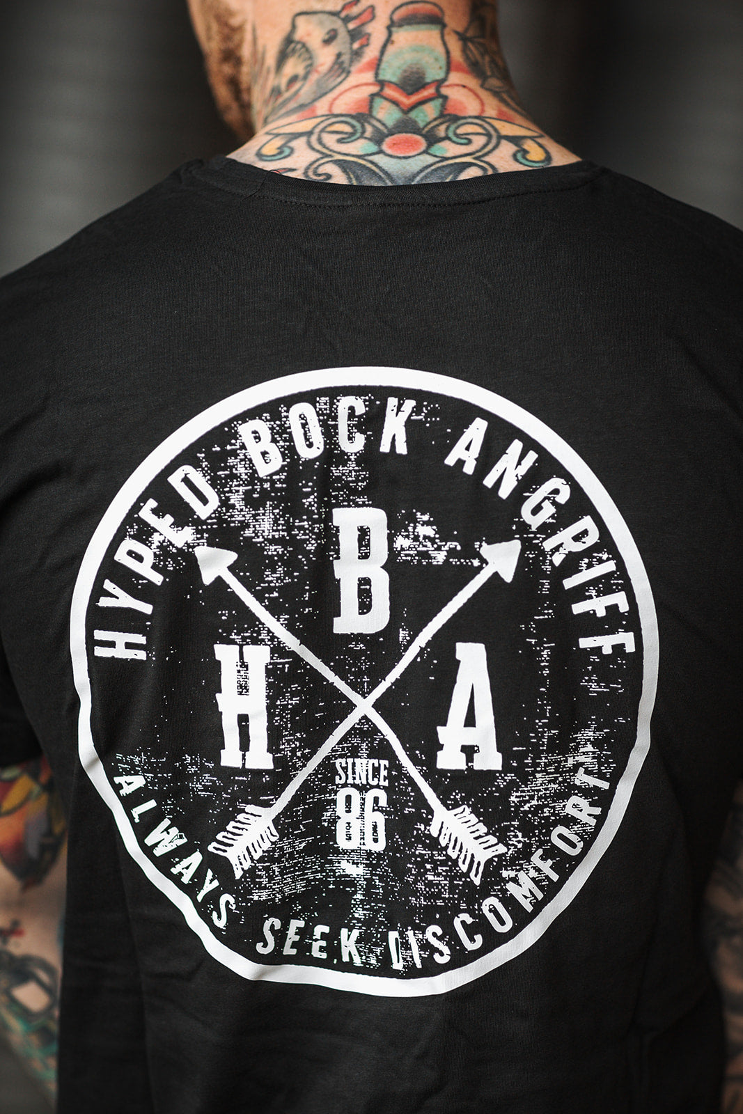 T-SHIRT LONG TEE "HYPED BOCK ANGRIFF EST 1986"