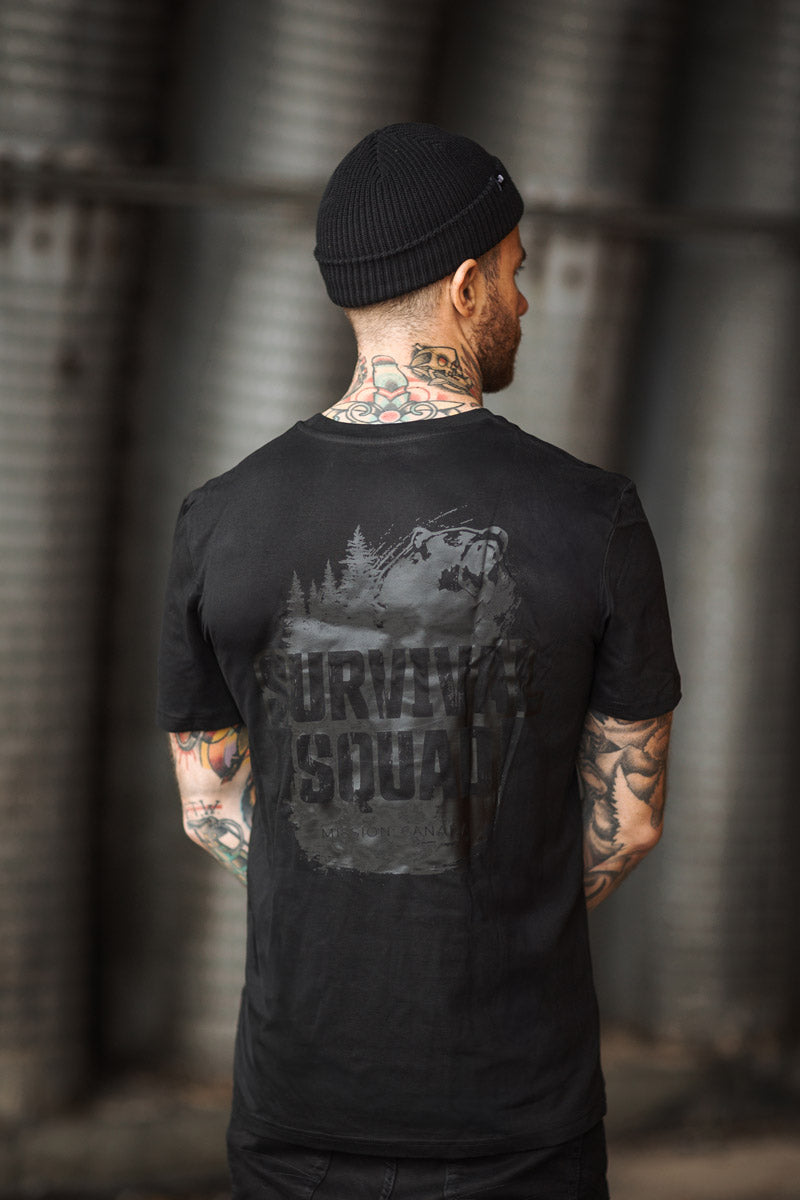 T-SHIRT "SURVIVAL SQUAD" BÄR