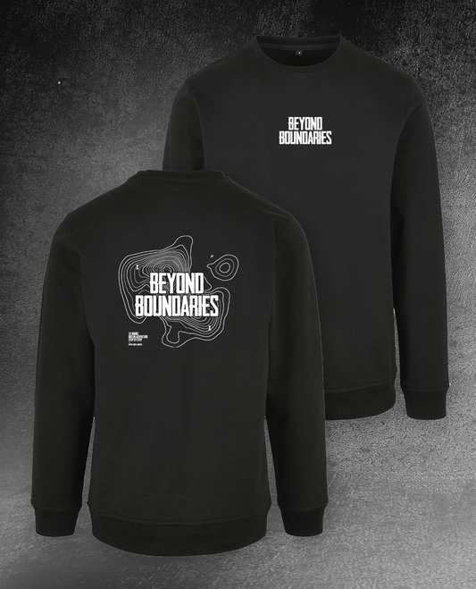 CREWNECK SWEATSHIRT "BEYOND BOUNDARIES"