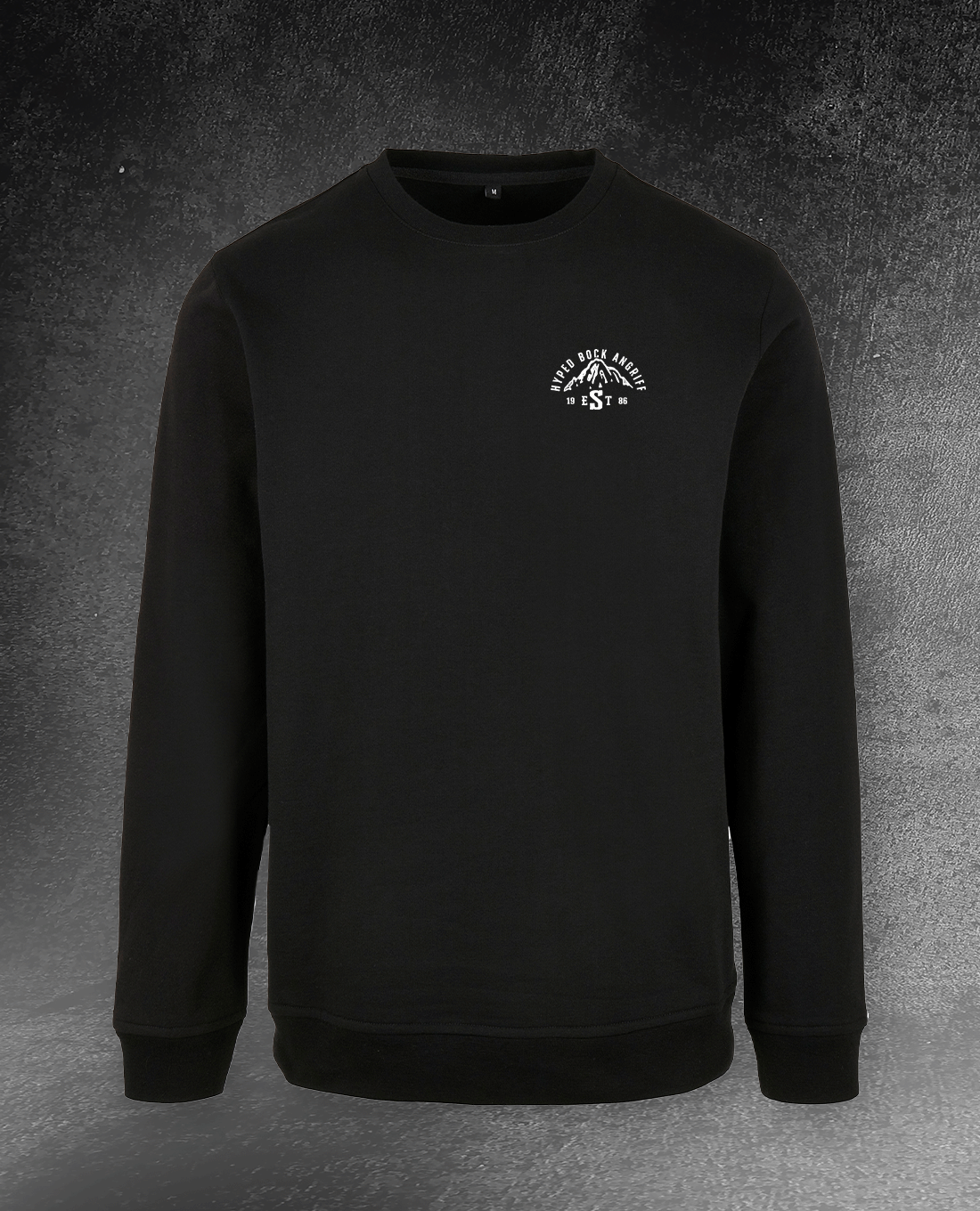 CREWNECK SWEATSHIRT "HYPED BOCK ANGRIFF EST. 1986"