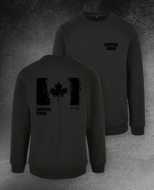 CREWNECK SWEATSHIRT "SURVIVAL SQUAD" KANADA