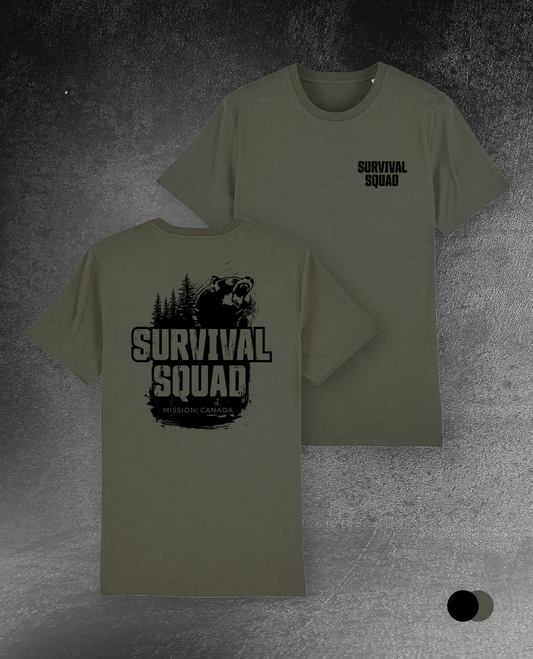 T-SHIRT "SURVIVAL SQUAD" BÄR