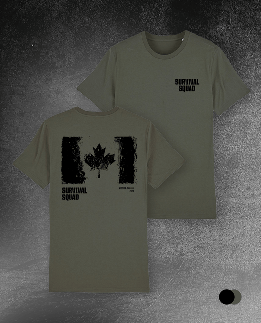 T-SHIRT "SURVIVAL SQUAD" KANADA