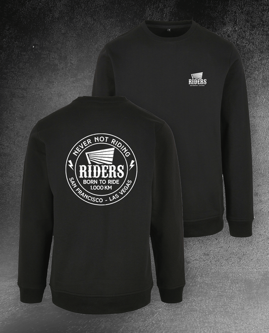 CREWNECK SWEATSHIRT "RIDERS"