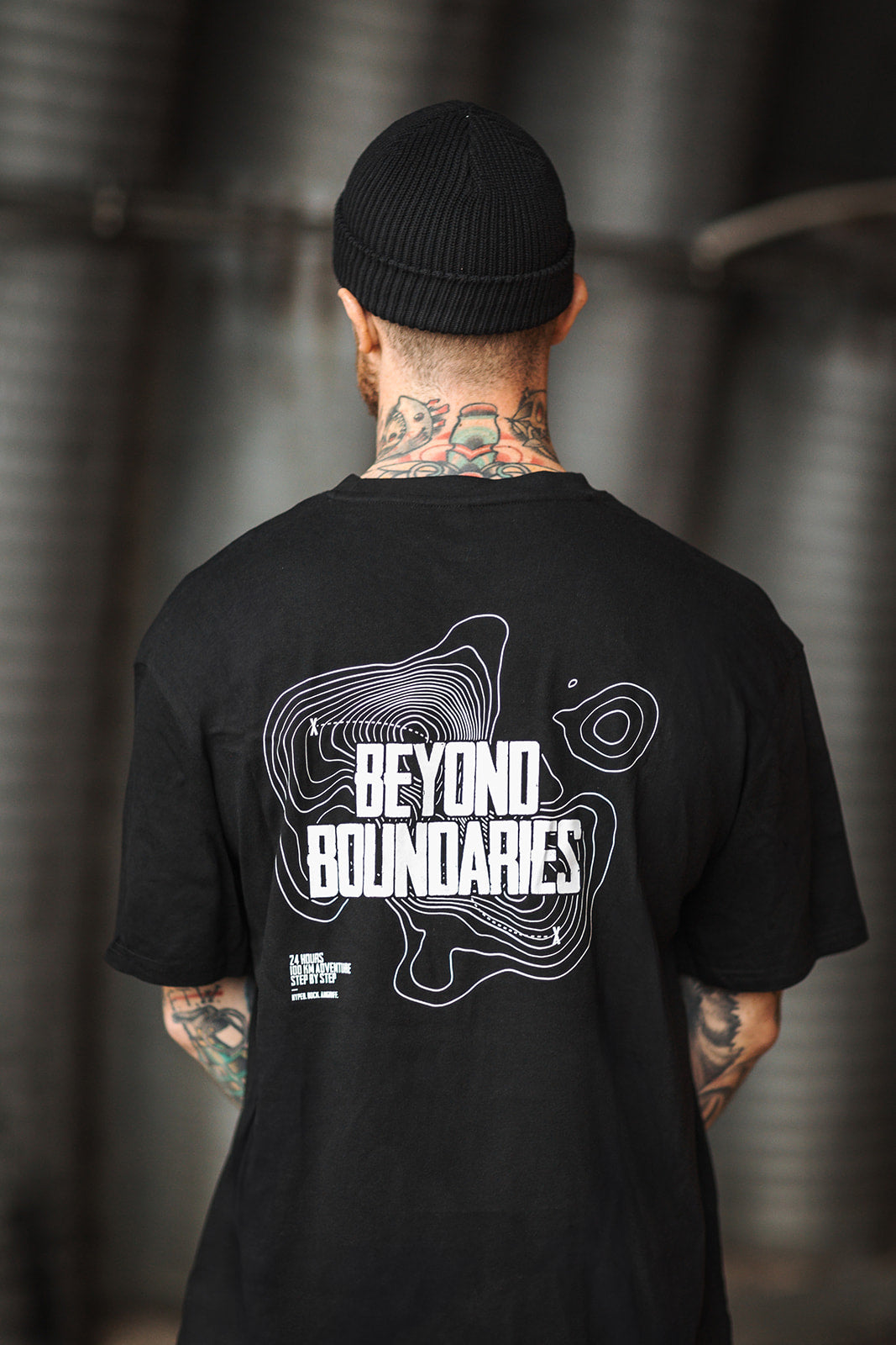 HEAVY OVERSIZE SHIRT "BEYOND BOUNDARIES"