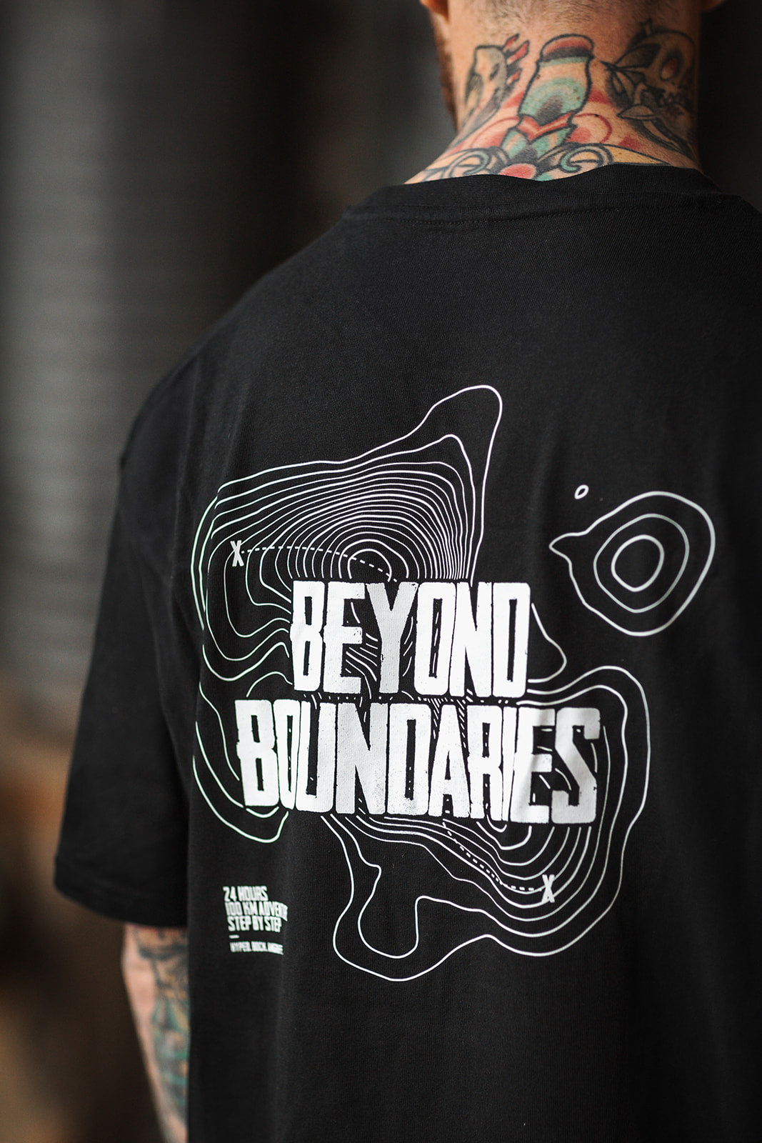 HEAVY OVERSIZE SHIRT "BEYOND BOUNDARIES"