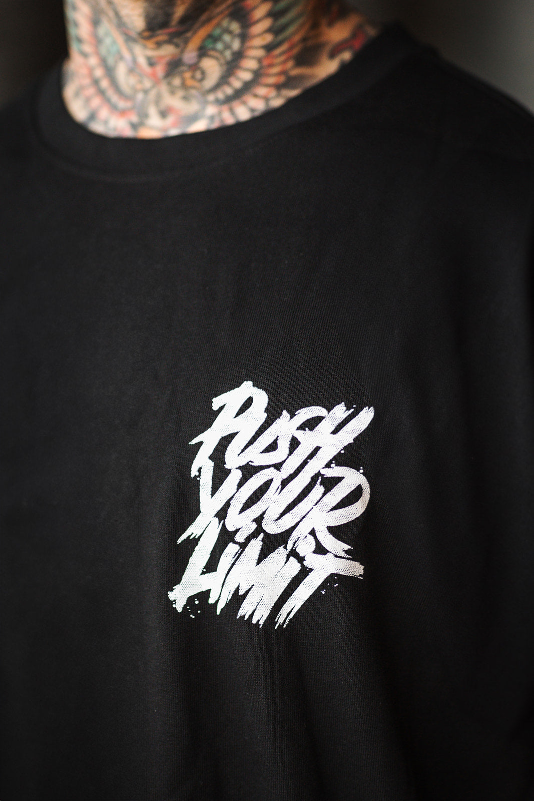 HEAVY OVERSIZE SHIRT "PUSH YOUR LiMiT"