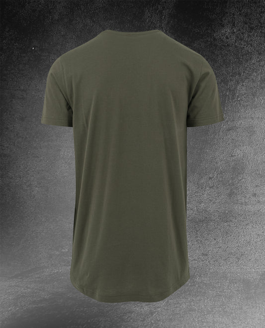 T-SHIRT HYPED BOCK ANGRIFF OLIV
